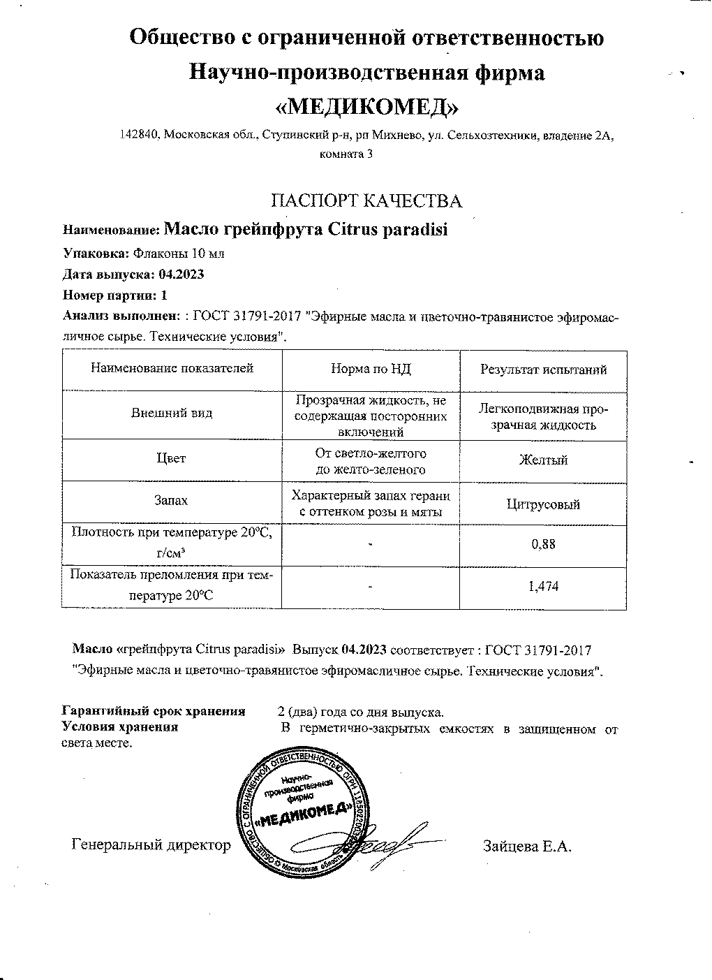 Паспорт №042023
